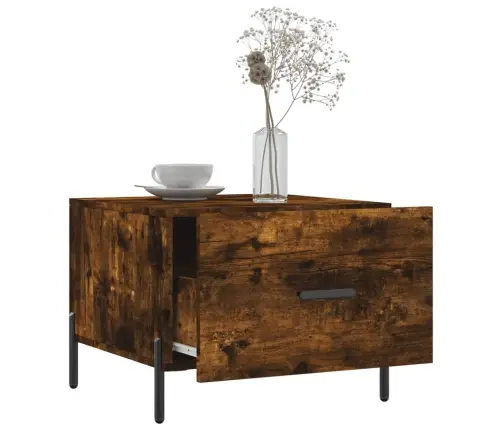 Kafijas Galdiņi, 2 Gab., Ozola, 50X50X40 Cm, Inženierijas Koks Vidaxl