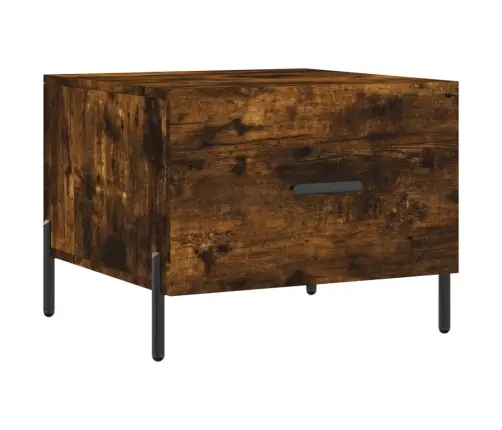 Kafijas Galdiņi, 2 Gab., Ozola, 50X50X40 Cm, Inženierijas Koks Vidaxl