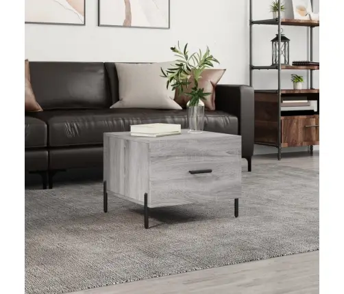 Kafijas Galdiņš, Pelēcīga Ozolkoka, 50X50X40Cm Vidaxl Kafijas Galdiņš, Pelēcīga Ozolkoka, 50X50X40Cm Vidaxl