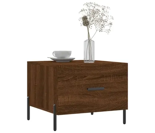 Kavos Staliukas, Rudas Ąžuolo, 50X50X40cm Apdirbta Mediena