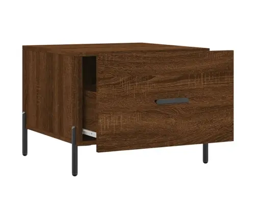 Kavos Staliukas, Rudas Ąžuolo, 50X50X40cm Apdirbta Mediena