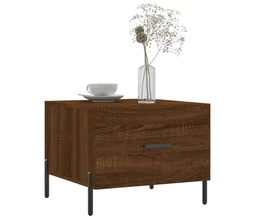 Kafijas Galdiņi, 2 Gab., Ozola, 50X50X40 Cm, Inženierijas Koks Vidaxl