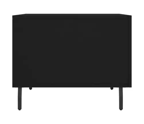 Kafijas Galdiņi, 2 Gab., Melni, 50X50X40 Cm, Inženierijas Koks Vidaxl