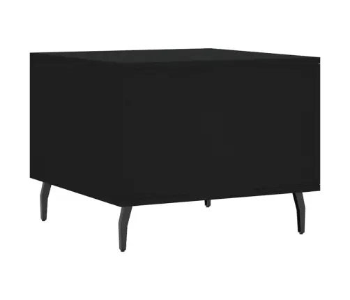 Kafijas Galdiņi, 2 Gab., Melni, 50X50X40 Cm, Inženierijas Koks Vidaxl