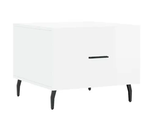 Kafijas Galdiņi, 2 Gab., Balti, 50X50X40 Cm, Inženierijas Koks Vidaxl