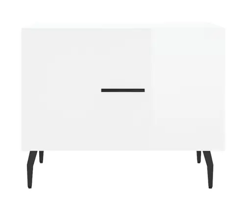 Kafijas Galdiņi, 2 Gab., Balti, 50X50X40 Cm, Inženierijas Koks Vidaxl