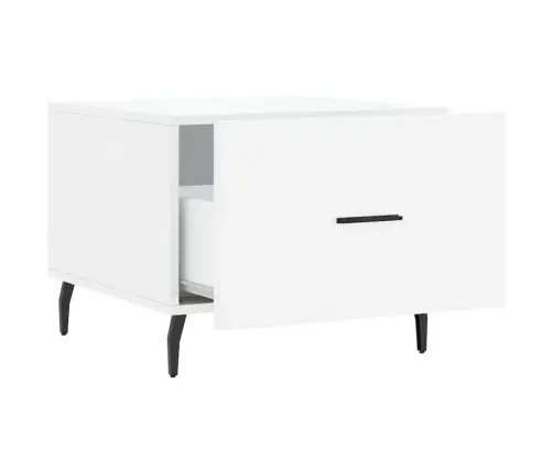 Kafijas Galdiņi, 2 Gab., Balti, 50X50X40 Cm, Inženierijas Koks Vidaxl