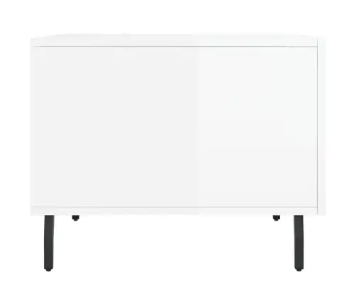 Kafijas Galdiņi, 2 Gab., Balti, 50X50X40 Cm, Inženierijas Koks Vidaxl