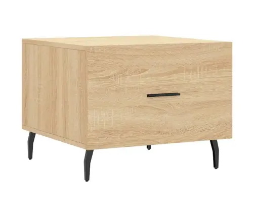 Kafijas Galdiņš, Ozolkoka Krāsa, 50X50X40 Cm, Inženierijas Koks Vidaxl