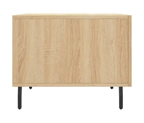 Kafijas Galdiņš, Ozolkoka Krāsa, 50X50X40 Cm, Inženierijas Koks Vidaxl