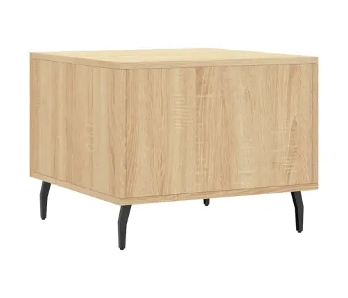 Kafijas Galdiņš, Ozolkoka Krāsa, 50X50X40 Cm, Inženierijas Koks Vidaxl