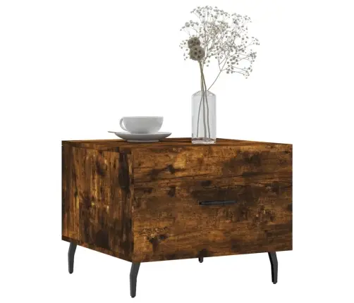 Kohvilaud, 2 Tk, Suitsutatud Tamm, 50 X 50 X 40 cm Tehispuit