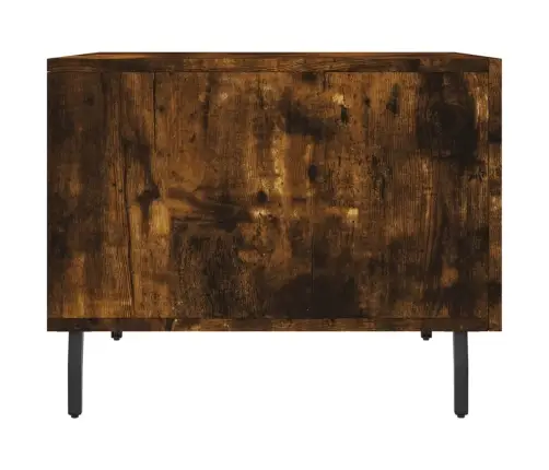 Kohvilaud, 2 Tk, Suitsutatud Tamm, 50 X 50 X 40 cm Tehispuit