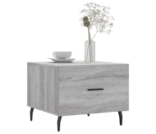 Kavos Staliukai, 2Vnt., Pilki Ąžuolo, 50X50X40cm Mediena Kavos Staliukai, 2Vnt., Pilki Ąžuolo, 50X50X40cm Mediena