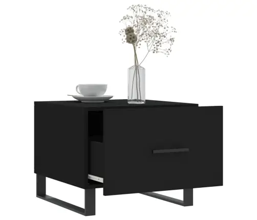 Kohvilaud, Must, 50X50X40 cm Tehispuit