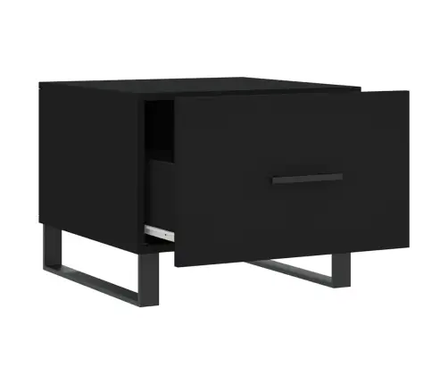 Kohvilaud, Must, 50X50X40 cm Tehispuit
