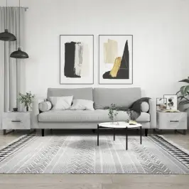 Kafijas Galdiņi, 2 Gab., Pelēki, 50X50X40 Cm, Inženierijas Koks Vidaxl Kafijas Galdiņi, 2 Gab., Pelēki, 50X50X40 Cm, Inženierijas Koks Vidaxl