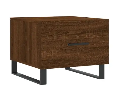 Kafijas Galdiņš, Ozolkoka Krāsa, 50X50X40 Cm, Inženierijas Koks Vidaxl