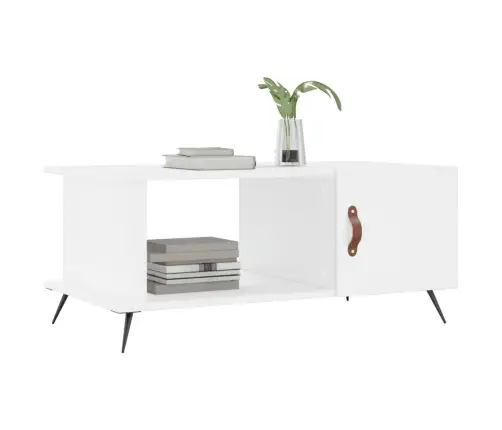 Kohvilaud, Valge, 90 X 50 X 40 cm Tehispuit