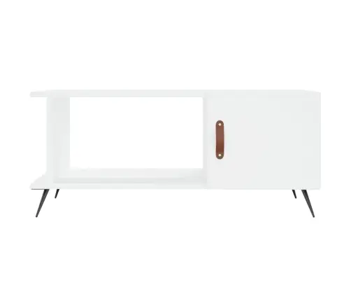 Kohvilaud, Valge, 90 X 50 X 40 cm Tehispuit