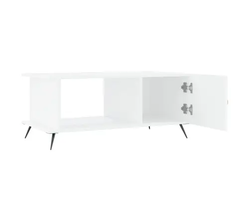 Kohvilaud, Valge, 90 X 50 X 40 cm Tehispuit