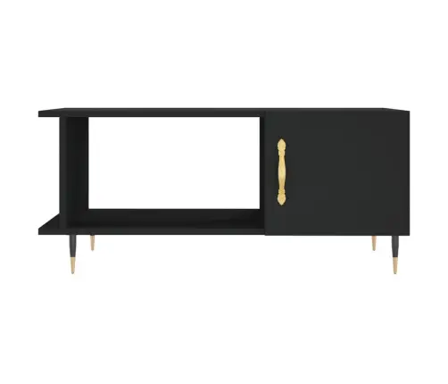 Kafijas Galdiņš, Melns, 90X50X40 Cm, Inženierijas Koks Vidaxl