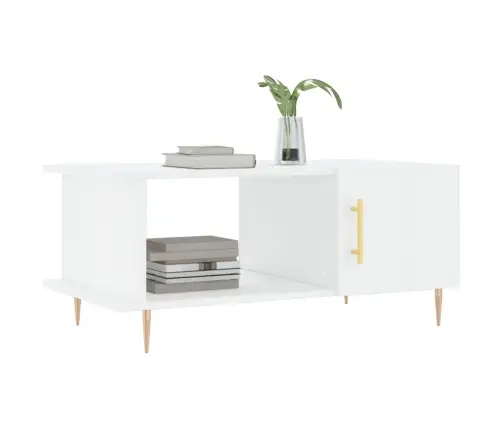 Kohvilaud, Kõrgläikega Valge, 90 X 50 X 40 cm Tehispuit Kohvilaud, Kõrgläikega Valge, 90 X 50 X 40 cm Tehispuit