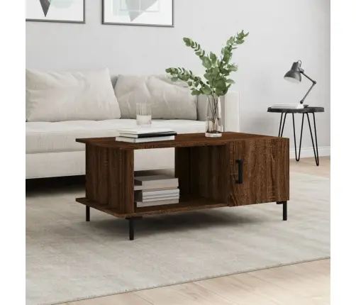 Kafijas Galdiņš, Ozolkoka Krāsa, 90X50X40 Cm, Inženierijas Koks Vidaxl