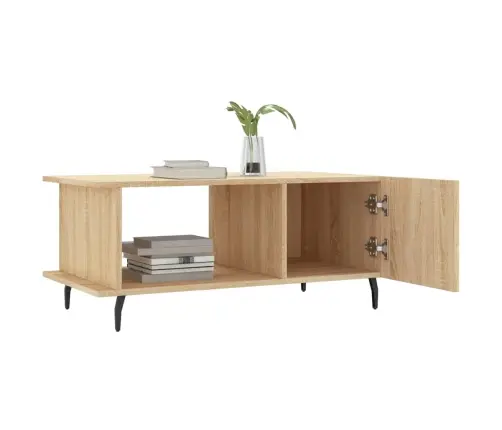 Kafijas Galdiņš, Ozola Krāsa, 90X50X40 Cm, Inženierijas Koks Vidaxl