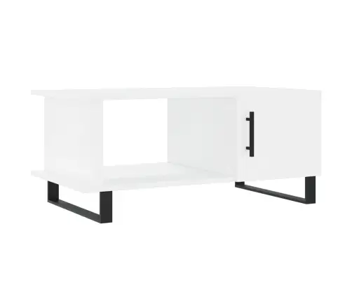 Kafijas Galdiņš, Balts, 90X50X40 Cm, Inženierijas Koks Vidaxl