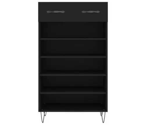 Apavu Skapītis, Melns, 60X35X105 Cm, Inženierijas Koks Vidaxl