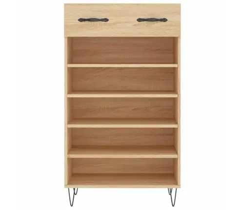 Apavu Plaukts, Ozolkoka Krāsa, 60X35X105 Cm, Inženierijas Koks Vidaxl