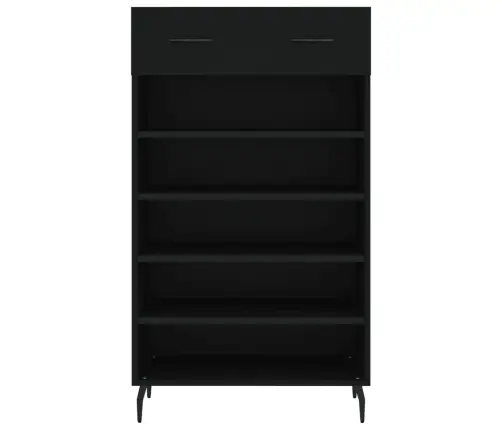 Apavu Skapītis, Melns, 60X35X105 Cm, Inženierijas Koks Vidaxl