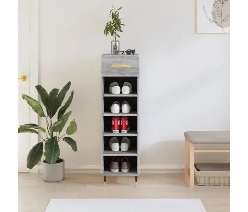 Jalatsikapp, Hall Sonoma Tamm, 30 X 35 X 105 cm Tehispuit