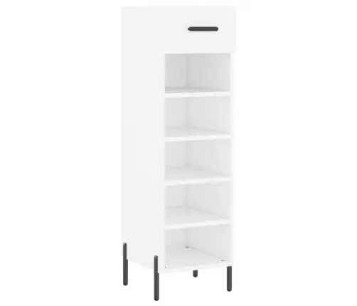 Jalatsikapp, Valge, 30 X 35 X 105 cm Tehispuit