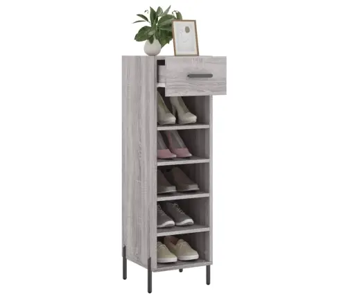 Jalatsikapp, Hall Sonoma Tamm, 30 X 35 X 105 cm Tehispuit