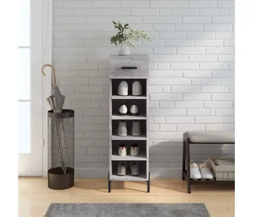 Jalatsikapp, Hall Sonoma Tamm, 30 X 35 X 105 cm Tehispuit