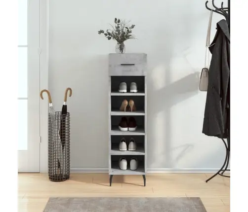 Jalatsikapp, Betoonhall, 30 X 35 X 105 cm Tehispuit