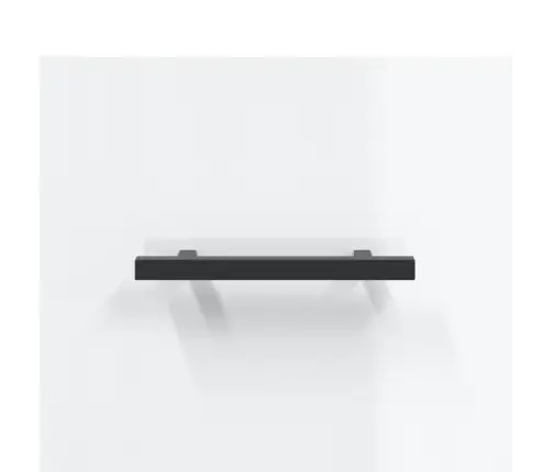 Jalatsikapp, Kõrgläikega Valge, 30 X 35 X 105 cm Tehispuit