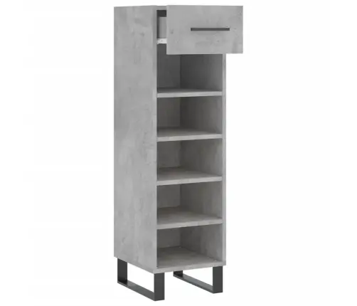 Jalatsikapp, Betoonhall, 30 X 35 X 105 cm Tehispuit