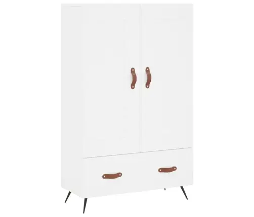 Augstais Skapītis, Balts, 69,5X31X115 Cm, Inženierijas Koks Vidaxl