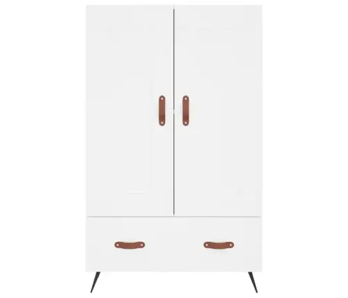 Augstais Skapītis, Balts, 69,5X31X115 Cm, Inženierijas Koks Vidaxl