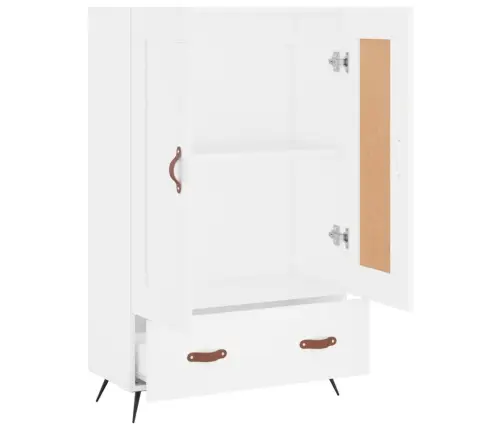 Augstais Skapītis, Balts, 69,5X31X115 Cm, Inženierijas Koks Vidaxl