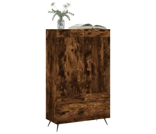 Augstais Skapītis, Ozolkoka, 69,5X31X115 Cm, Inženierijas Koks Vidaxl