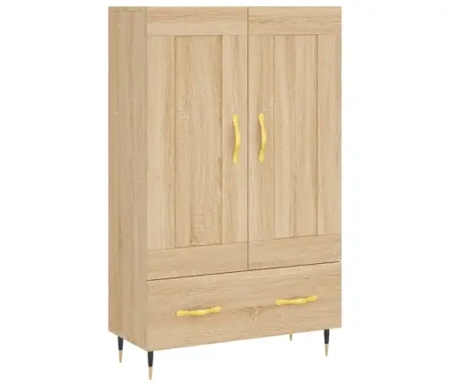 Kõrge Kapp, Sonoma Tamm, 69,5 X 31 X 115 cm Tehispuit