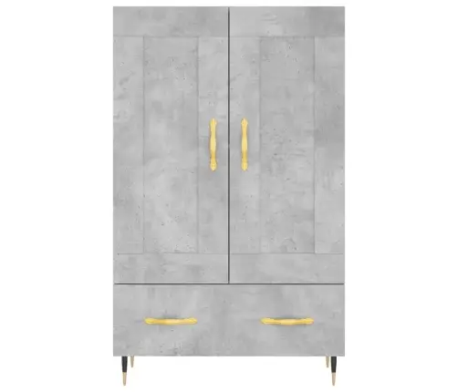 Kõrge Kapp, Betoonhall, 69,5 X 31 X 115 cm Tehispuit