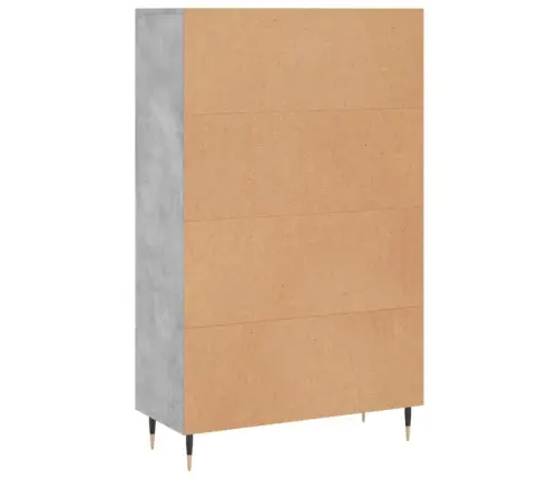 Kõrge Kapp, Betoonhall, 69,5 X 31 X 115 cm Tehispuit