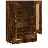 Augstais Skapītis, Ozolkoka, 69,5X31X115 Cm, Inženierijas Koks Vidaxl