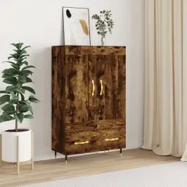 Augstais Skapītis, Ozolkoka, 69,5X31X115 Cm, Inženierijas Koks Vidaxl