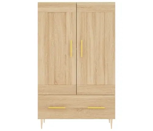 Augstais Skapītis, Koka Krāsa, 69,5X31X115Cm, Inženierijas Koks Vidaxl